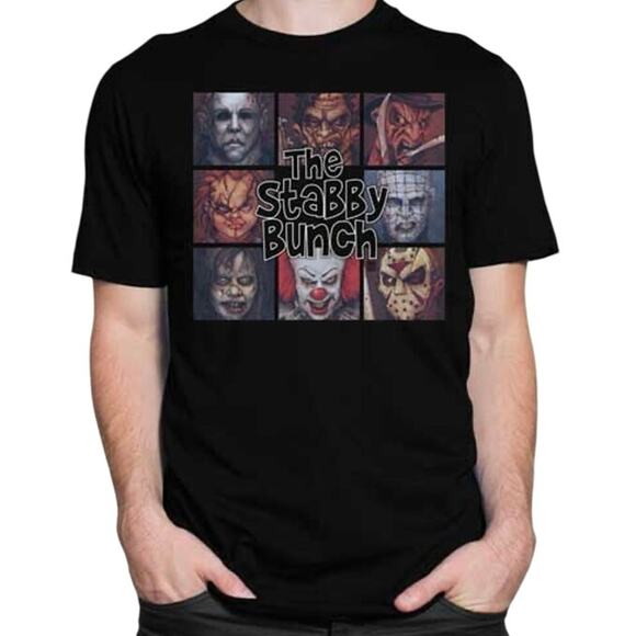 The Stabby Bunch Horror Tee Size Unisex 2XL New without Tag - Picture 1 of 5